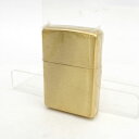 Zippo / ジッポ ◆オイルライター/無地/ゴールドカラー/2023年製 【喫煙具/煙草/タバコ/シガレット/ガス/オイル】 メンズファッション【中古】