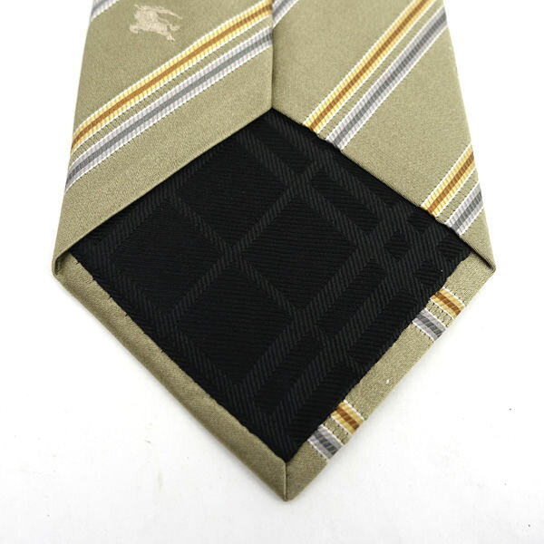 BURBERRY バーバリー ネクタイ シルク ストライプ ホースロゴ ベージュ メンズ MEN 男性 ボーイズ 紳士 メンズフ archery2-10623267 アーチェリー2(Archery) サンプル画像3