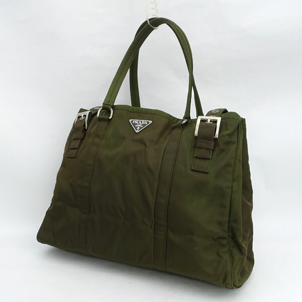 楽天市場】プラダ トートバッグ ナイロン（カラーグリーン