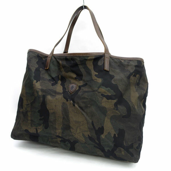 Felisi / フェリージ ■トートバッグ ナイロン レザー 迷彩 11-91 【バッグ/バック/BAG/鞄/カバン】 ブランド【中古】