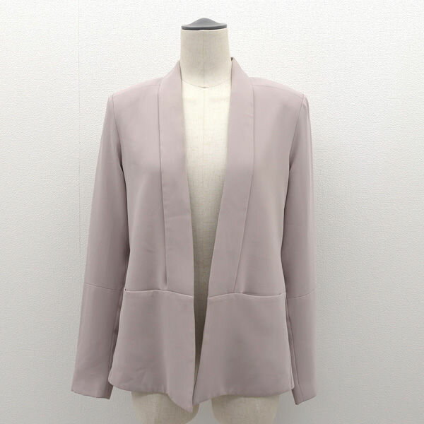ARMANI EXCHANGE / アルマーニエクスチェンジ ◆テーラードジャケット/ストレッチ/ベージュ/サイズ0 【レディース/ガールズ/LADY/女性/婦人】 レディースファッション【中古】