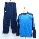 adidas / アディダス ◆セットアップ/ウォンドトップ/パンツ/ネイビー×ブルー/サイズL AA6825 AB2028 メンズファッション【中古】