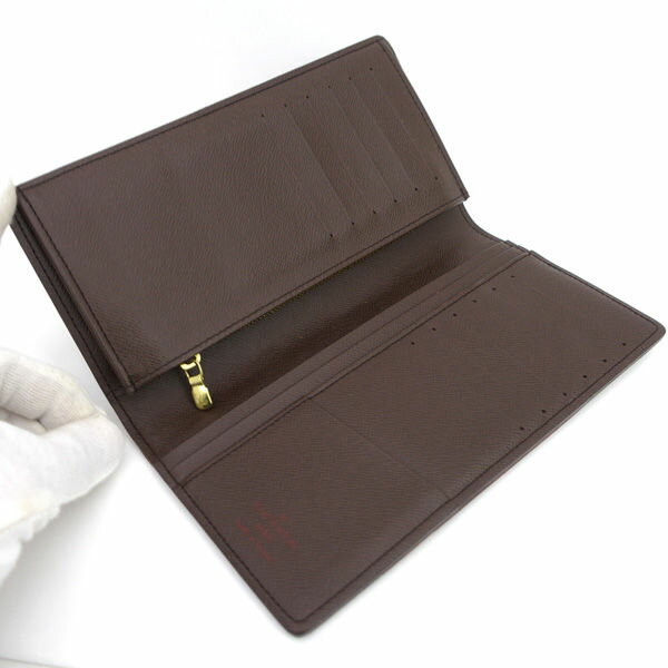 【価格見直し】【2025/12/03】LOUIS VUITTON / ルイヴィトン ◆ポルトフォイユ ブラザ 二つ折り長財布 ダミエ エベヌ N60017 【財布/サイフ/ウォレット/wallet/コイン】 ブランド【中古】 3