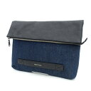 DIESEL / ディーゼル ■クラッチバッグ レザー デニム ネイビー ブラック 【バッグ/バック/BAG/鞄/カバン】 ブランド【中古】(4)