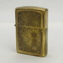 Zippo / ジッポ ◆ベネチアン/2面加工/ゴールドカラー/1997年製 【喫煙具/煙草/タバコ/シガレット/ガス/オイル】 メンズファッション【中古】