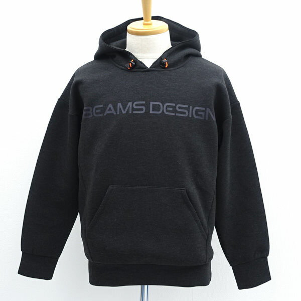 TIGORA × BEAMS / ビームス ◆プルオーバーパーカー/ロゴ/ブラック/サイズM TR-9P1730TJ BMS 【メンズ/MEN/男性/ボーイズ/紳士】 メンズファッション【中古】