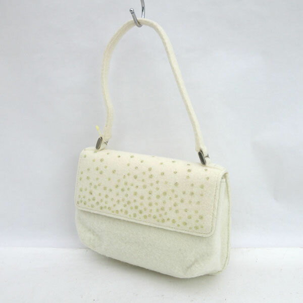 agnes b / アニエスベー ■ショルダーバッグ 合皮 オフホワイト  ゴールド ブランド【バッグ/バック/BAG/鞄/カバン】 【中古】 楽天市場】アニエスベー バッグ 中古（カラーホワイト）（レディース