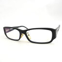 PRADA / プラダ ■伊達メガネ ロゴ 黒 イタリア製 VPR171 1AB101 【サングラス/メガネ/眼鏡】 ブランド【中古】