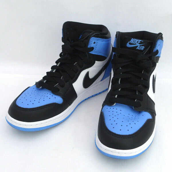 NIKE / ナイキ ◆GS エアジョーダン1 レトロ ハイ OG/ユニバーシティブルー FD1437-400 【レディース/ガールズ/LADY/女性/婦人】【靴/クツ/シューズ/SHOES】 レディースファッション【中古】
