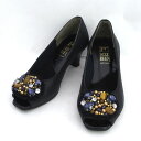 FIZZ REEN / フィズリーン ◆パンプス/カラーストーン装飾/ブラック/21.5cm 【レディース/ガールズ/LADY/女性/婦人】【靴/クツ/シューズ/SHOES】 レディースファッション【中古】(4)