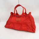 【価格見直し】【2025/07/02】Marc by Marc Jacobs / マークバイマークジェイコブス ■トート バッグ ハンドバッグ ナイロン レッド M3131218 【バッグ/バック/BAG/鞄/カバン】 ブランド【中古】