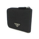 【価格見直し】【2025/07/02】PRADA / プラダ ■ラウンドファスナー 財布 サフィアーノ 黒 ギャランティ 箱 MV363 【財布/サイフ/ウォレット/wallet/コイン】 ブランド【中古】