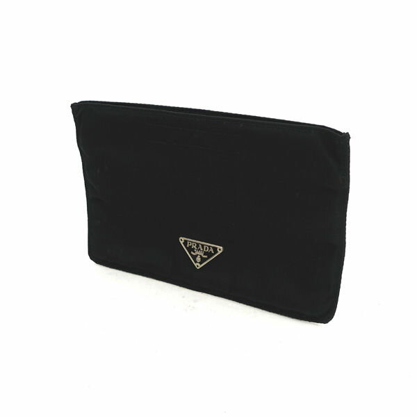 PRADA / プラダ ■ポーチ 小物入れ テスート 黒 ブランド【中古】