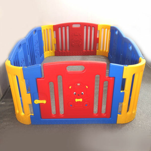 【スーパーSALE】■ベビーサークル ベビーベアゾーン シグナル パネル6枚セット 子供用品【中古】 【代引不可】【同梱不可】