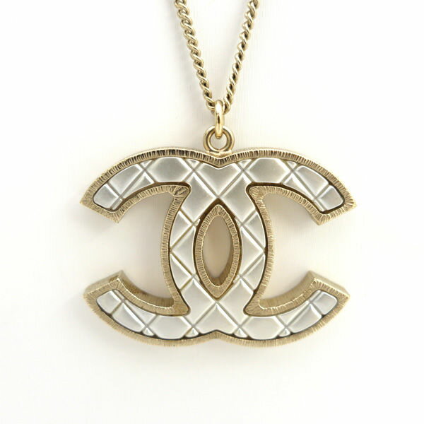 Rakuten - 【価格見直し】【2026/01/13】CHANEL / シャネル ◆ココマーク ネックレス シルバー ゴールドカラー B16P 【ネックレス/ペンダント/トップ/アクセサリー】 ブランド【中古】