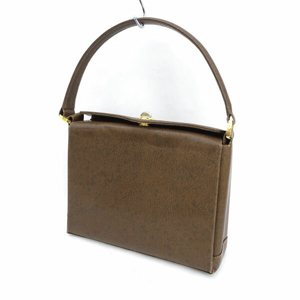 GUCCI / グッチ ■ワンハンドル ハンドバッグ ブラウン レザー 001-0851368 【バッグ/バック/BAG/鞄/カバン】 ブランド【中古】