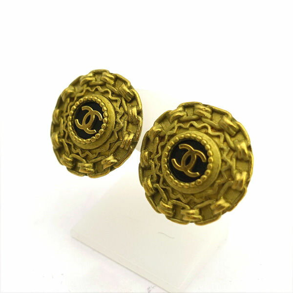 Rakuten - 【価格見直し】【2026/01/13】CHANEL / シャネル ◆ココマーク イヤリング ヴィンテージ ゴールド 94A 【イヤリング/ピアス/アクセサリー】 ブランド【中古】