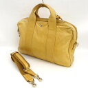 aniary / アニアリ ◆2way/ハンドバッグ/ショルダー/レザー/ベージュ 【バッグ/バック/BAG/鞄/カバン】 メンズファッション【中古】