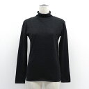 BRUNELLO CUCINELLI / ブルネロクチネリ ◆ハイネックニット/ハイゲージニット/カシミヤ混/ブラック/サイズL DS53317 【レディース/ガールズ/LADY/女性/婦人】 レディースファッション【中古】