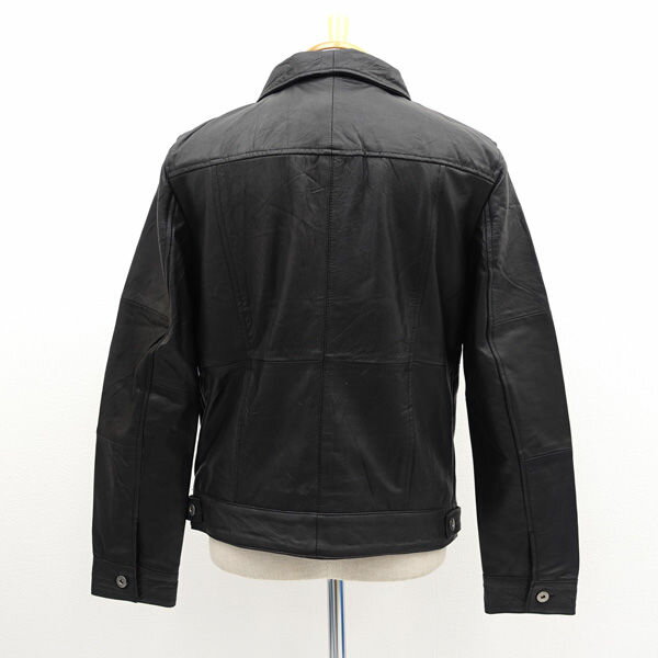 RUBIK / ルービック ◆レザージャケット/Gジャン/本革/ブラック/サイズXL/タグ付き RBJT-2103 【メンズ/MEN/男性/ボーイズ/紳士】 メンズファッション【中古】