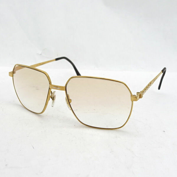 Rakuten - 【価格見直し】【2026/05/12】DUNHILL / ダンヒル ■度入り　メガネ　ゴールド　ブラウン　オーストリア 6187 【サングラス/メガネ/眼鏡】 ブランド【中古】