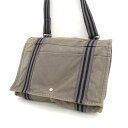HERMES / エルメス ■メッセンジャー バサスMM フールトゥ キャンバス グレー 【バッグ/バック/BAG/鞄/カバン】 ブランド【中古】