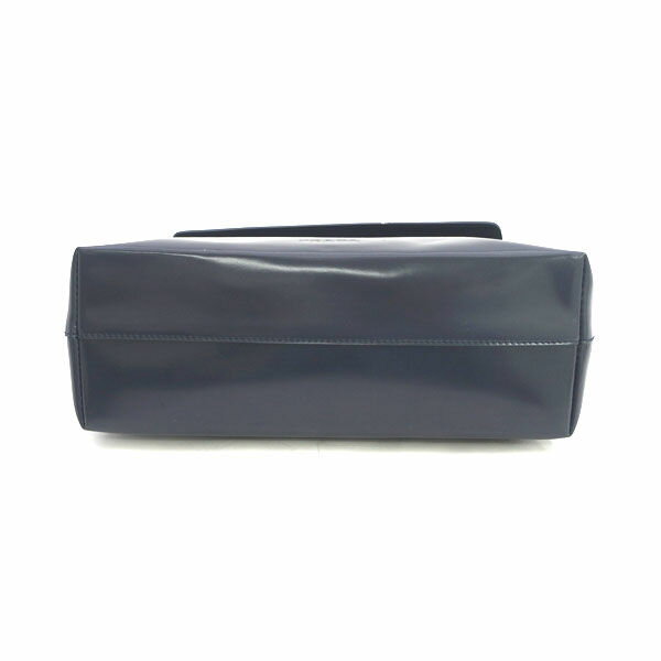 PRADA / プラダ ■ショルダー ハンドバッグ エナメルレザー ネイビー - 【バッグ/バック/BAG/鞄/カバン】 ブランド【中古】