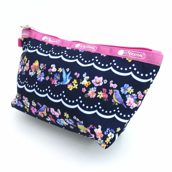 LeSportsac - LESPORTSAC / レスポートサック ■ポーチ 小物入れ ナイロン ネイビー 【バッグ/バック/BAG/鞄/カバン】 ブランド【未使用】