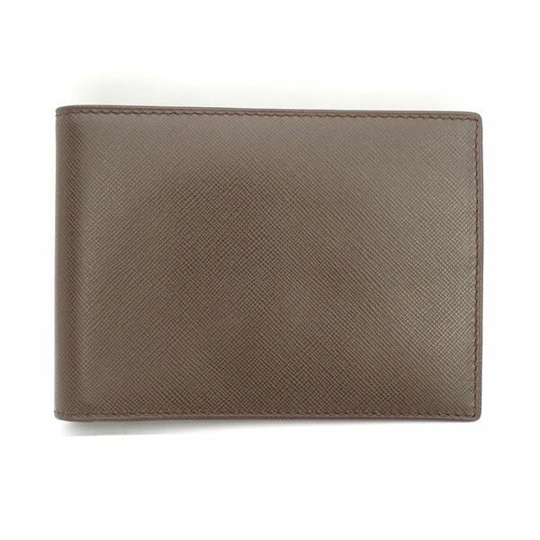 PRADA / プラダ ■二つ折り財布 レザー ブラウン M2 【財布/サイフ/ウォレット/wall...