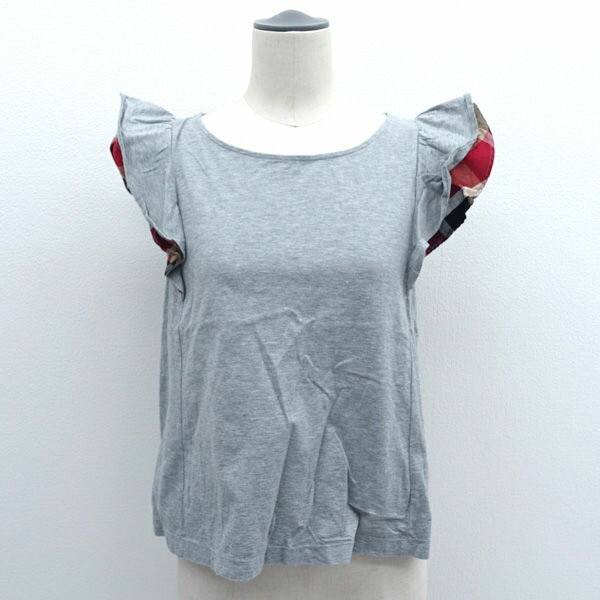 ★010629【バーバリーブルーレーベル】シングルトレンチコート38