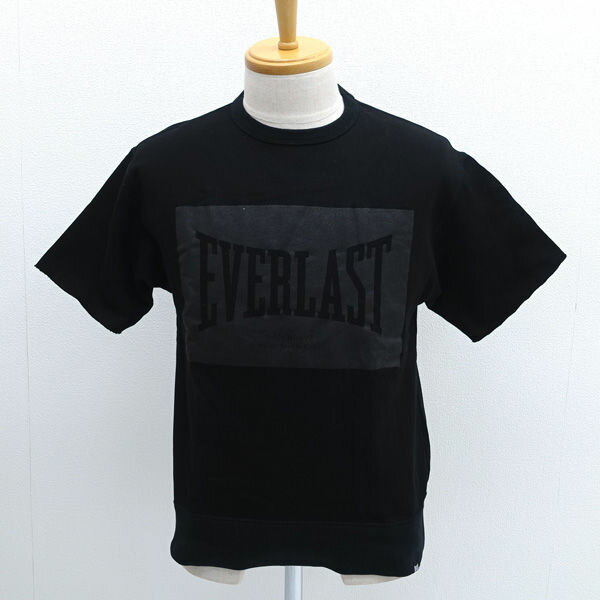 Rakuten - 【スーパーSALE】EVERLAST × Saturdays NYC / エバーラスト ◆半袖スウェットシャツ/ロゴ/ブラック/サイズXS 【メンズ/MEN/男性/ボーイズ/紳士】 メンズファッション【中古】