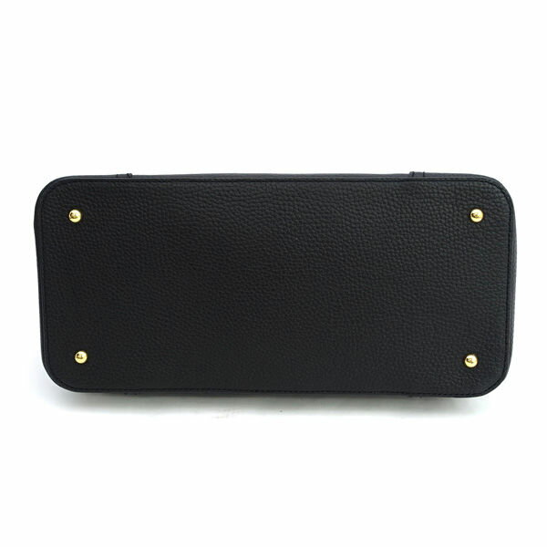 【価格見直し】【2026/02/09】RALPH LAUREN / ラルフローレン ■2way レザー ショルダー ハンドバッグ ブラック 【バッグ/バック/BAG/鞄/カバン】 ブランド【中古】