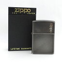 Zippo / ジッポ ◆ブラックマット/ロゴ/1999年製/ブラック 【喫煙具/煙草/タバコ/シガレット/ガス/オイル】 メンズファッション【中古】