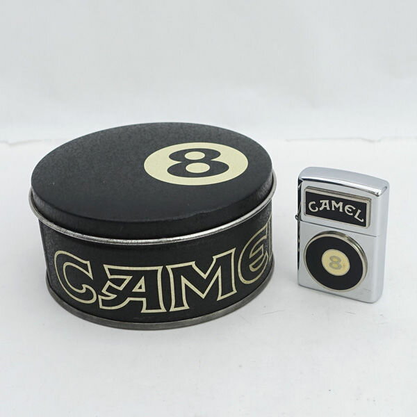 Zippo / ジッポ ◆CAMEL/キャメル/8ボール/1994年製/缶ケース 【喫煙具/煙草/タバコ/シガレット/ガス/オ..