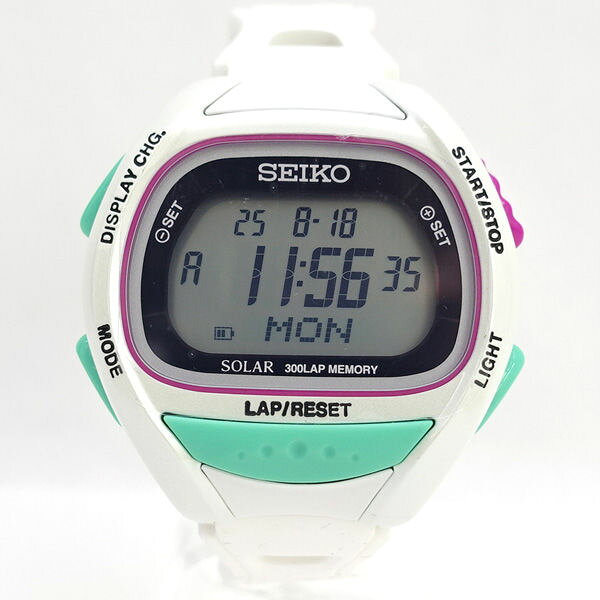 SEIKO / セイコー ◆激レア 入手困難 山縣亮太 オリジナルデジタルウォッチ スーパーランナーズ 非売品 SBEF037 【メンズ/男性/レディース/女性】【腕時計/ウォッチ】【中古】