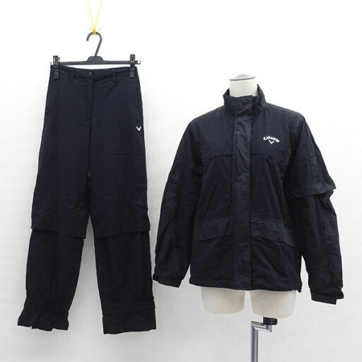 Callaway / キャロウェイ ◆セットアップ/レインウェア/ブラック/サイズM 241-988813 【レディース/ガールズ/LADY/女性/婦人】 レディースファッション【中古】 Callaway / キャロウェイ ◆セットアップ/レインウェア/ブラック/サイズM 241-988813 【レディース/ガールズ/LADY/女性/婦人】 レディースファッション【中古】
