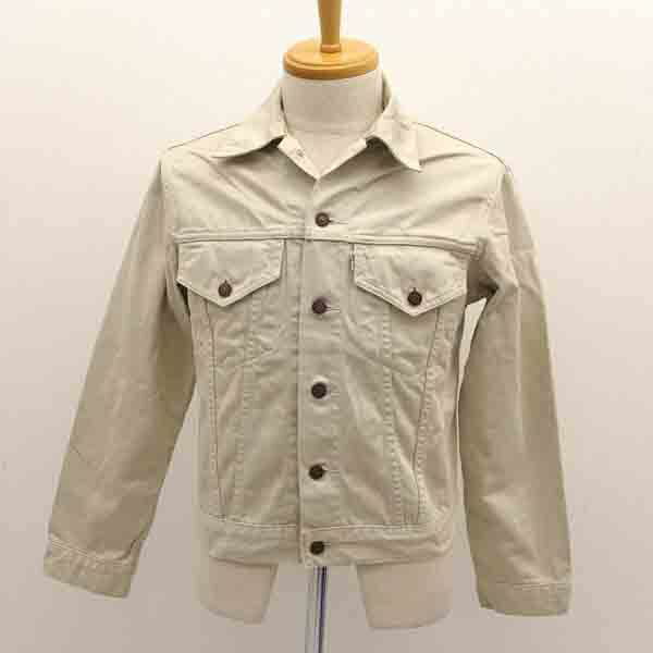 Levis / リーバイス ◆デニムジャケット/サテンジャケット/ベージュ/サイズ36 70505-30 【メンズ/MEN/男性/ボーイズ/紳士】 メンズファッション【中古】