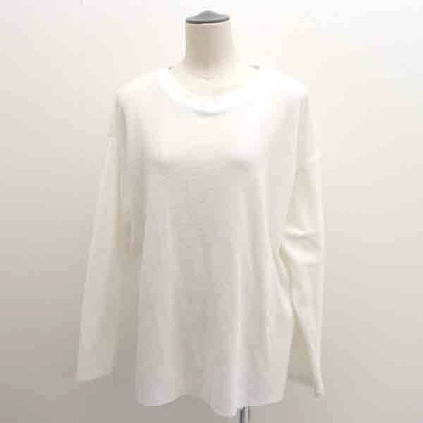 Garments - GYDA / ジェイダ ◆ソフトルーズロンT/起毛素材/ホワイト/タグ付き/サイズF 071852705701 【レディース/ガールズ/LADY/女性/婦人】 レディースファッション【中古】
