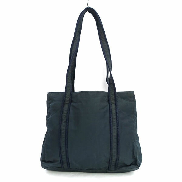 PRADA / プラダ ■セミショルダー トートバッグ ナイロン ネイビー B5446 【バッグ/...