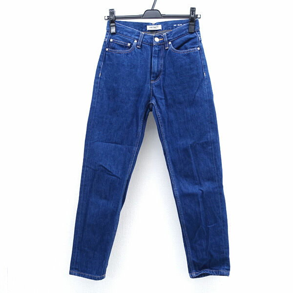 Rakuten - 【スーパーSALE】Carhartt / カーハート ◆デニムパンツ/コットン/インディゴ/サイズ25 I027402 【レディース/ガールズ/LADY/女性/婦人】 レディースファッション【中古】