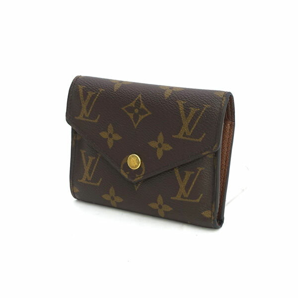 LOUIS VUITTON / ルイヴィトン ◆ポルトフォイユ・ヴィクトリーヌ コンパクト財布 モノグラム M62472 【財布/サイフ/ウォレット/wallet/コイン】 ブランド【中古】