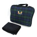 【価格見直し】【2025/10/28】familiar / ファミリア ◆ おむつポーチ ブラックウォッチ チェック柄 ネイビー×グリーン 子供用品【中古】