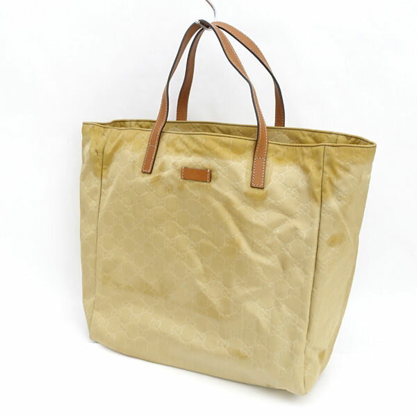 GUCCI / グッチ ■GG柄 トートバッグ ベージュ ブラウン 282439-520981 【バッグ/バック/BAG/鞄/カバン】 ブランド【中古】