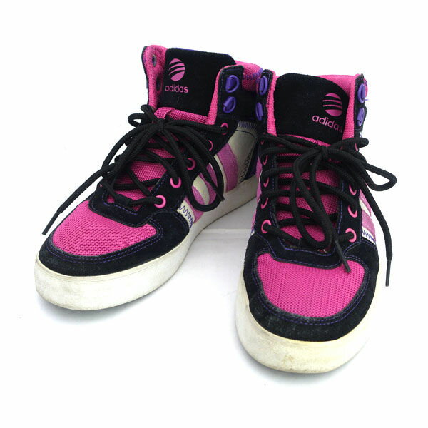 Rakuten - 【スーパーSALE】adidas NEO ◆バルカ エクスプロアMid W/スニーカー/ピンク×パープル/23cm G52949 【レディース/ガールズ/LADY/女性/婦人】【靴/クツ/シューズ/SHOES】 レディースファッション【中古】