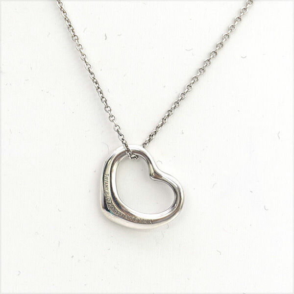 Rakuten - TIFFANY&Co. / ティファニー ◆オープンハート ミニ ネックレス ペレッティ 925 【ネックレス/ペンダント/トップ/アクセサリー】 ブランド【中古】