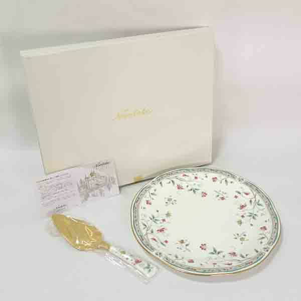 Noritake / ノリタケ ◆【洋食器】ノリタケ/花更紗 サーバー付ケーキセット Y7302/4409 雑貨 アンティーク ギフト ギフト【未使用】