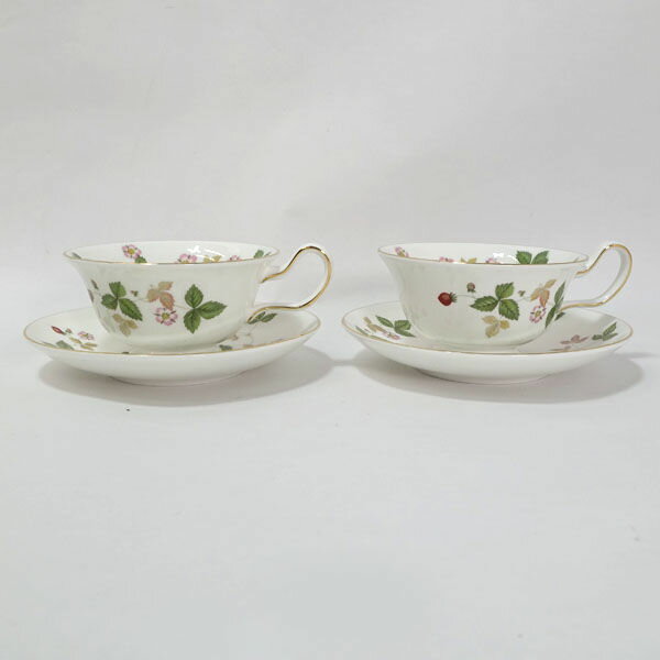 WEDGWOOD / ウェッジウッド ◆【洋食器】ウェッジウッド/ワイルドストロベリー C&Sピオニー(2客) すまい..