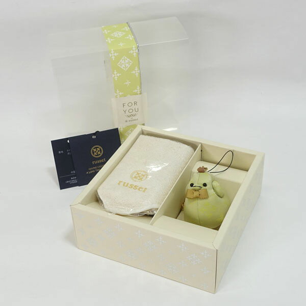 乐天商城 - russetラシット ◆【ハンカチ】ラシット/ハンカチ&バッグチャーム 鳥 ハンカチ ギフト ギフト【未使用】