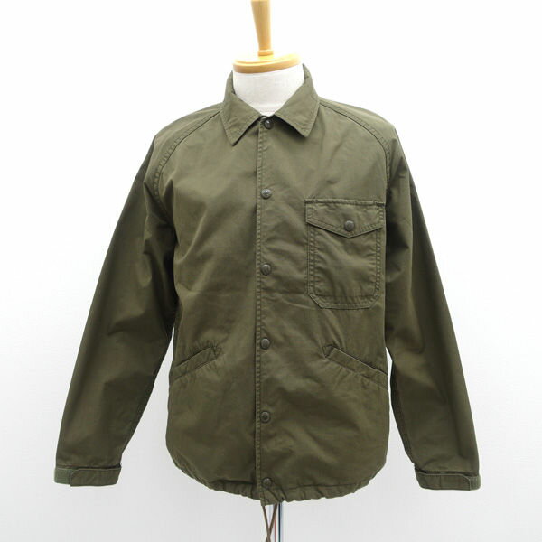 BEAMS / ビームス ◆ブルゾン/スナップボタン/カーキ/サイズM 11-18-2711-803 【メンズ/MEN/男性/ボーイズ/紳士】 メンズファッション【中古】