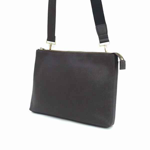 Paul Smith / ポールスミス ■クロスボディ ショルダーバッグ レザー ブラウン 【バッグ/バック/BAG/鞄/カバン】 ブランド【中古】